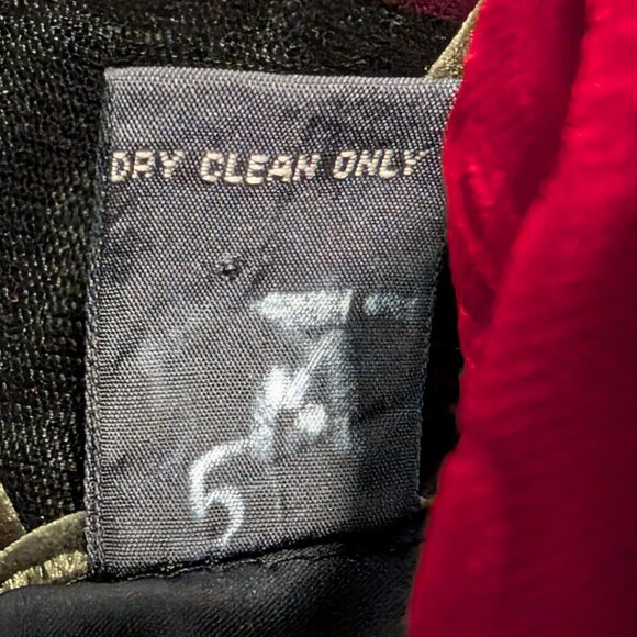 Vintage Banana Republic Womens Size XS Velvet Patchwork 4 Button Boho Hippie Top - Picture 9 of 9